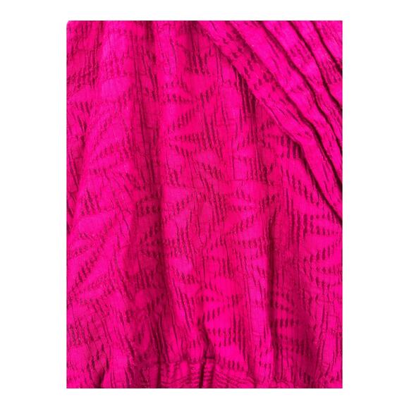 Ramy Brook dress Kallie wild rose springtime burnout minidress size 8 - Picture 5 of 10